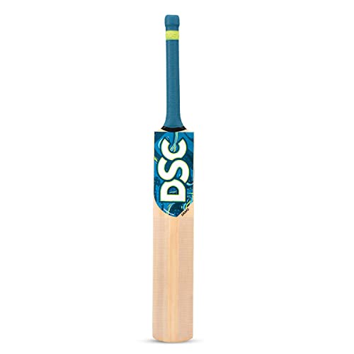 DSC Unisex Jugend Fledermaus Drake Cricketschläger aus Kaschmirweide, kurzer Griff, Größe 6, holzfarben, 32