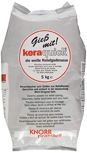 Knorr Prandell 212160005 keraquick Gießmasse 5 kg Weiß