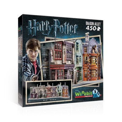 Wrebbit 3D 3D Puzzle - Harry Potter (TM): Winkelgasse 450 Teile Puzzle Wrebbit-3D-1010 2