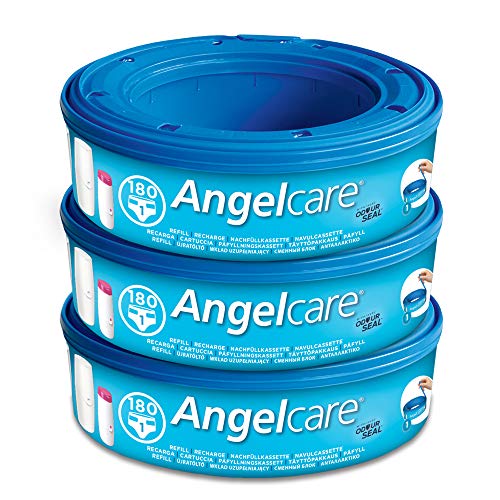Angelcare Windelentsorgungssystem Nachfüllkassetten Pack blau