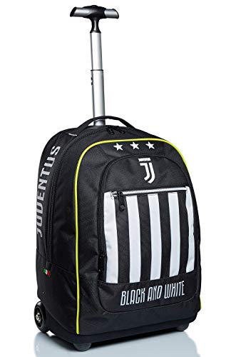 Big Trolley Juventus, Best Match, schwarz-weiß, für Schule & Reise, mit passender Uhr