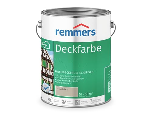 Remmers Deckfarbe (5 l, hellgrau)