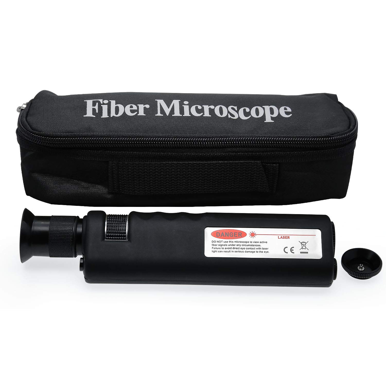 AMTAST Glasfaser Mikroskop Kabelinspektionsmikroskop 400-fache Vergrößerung Inklusive Schutzhülle