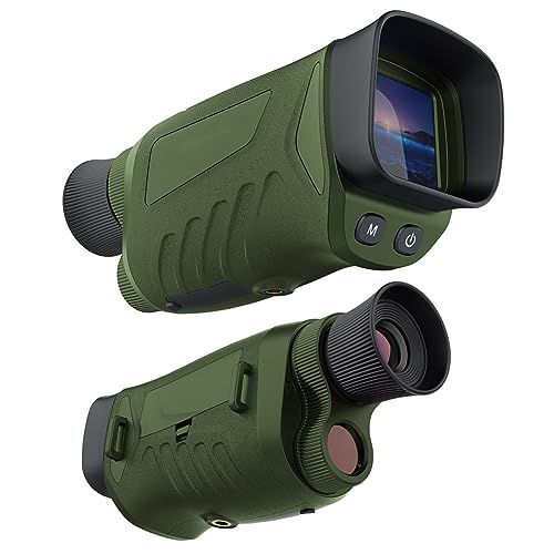DuzLink Nachtsichtgerät, 2.5KD 48MP Digital Infrarot Fernglas Night Vision Goggles with 2500mAh Wiederaufladbares, 8X Digitalzoom, Infrarot Nachtsichtgeräte für Jagd Vogelbeobachtung Camping