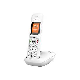 Gigaset E390 - Schnurlostelefon mit Rufnummernanzeige - ECO DECTGAP - weiß