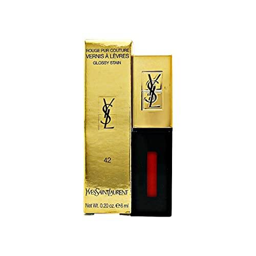 Yves Saint Laurent Rouge Pur Couture Vernis à Lèvres 42 Tangerine Boho 1 St