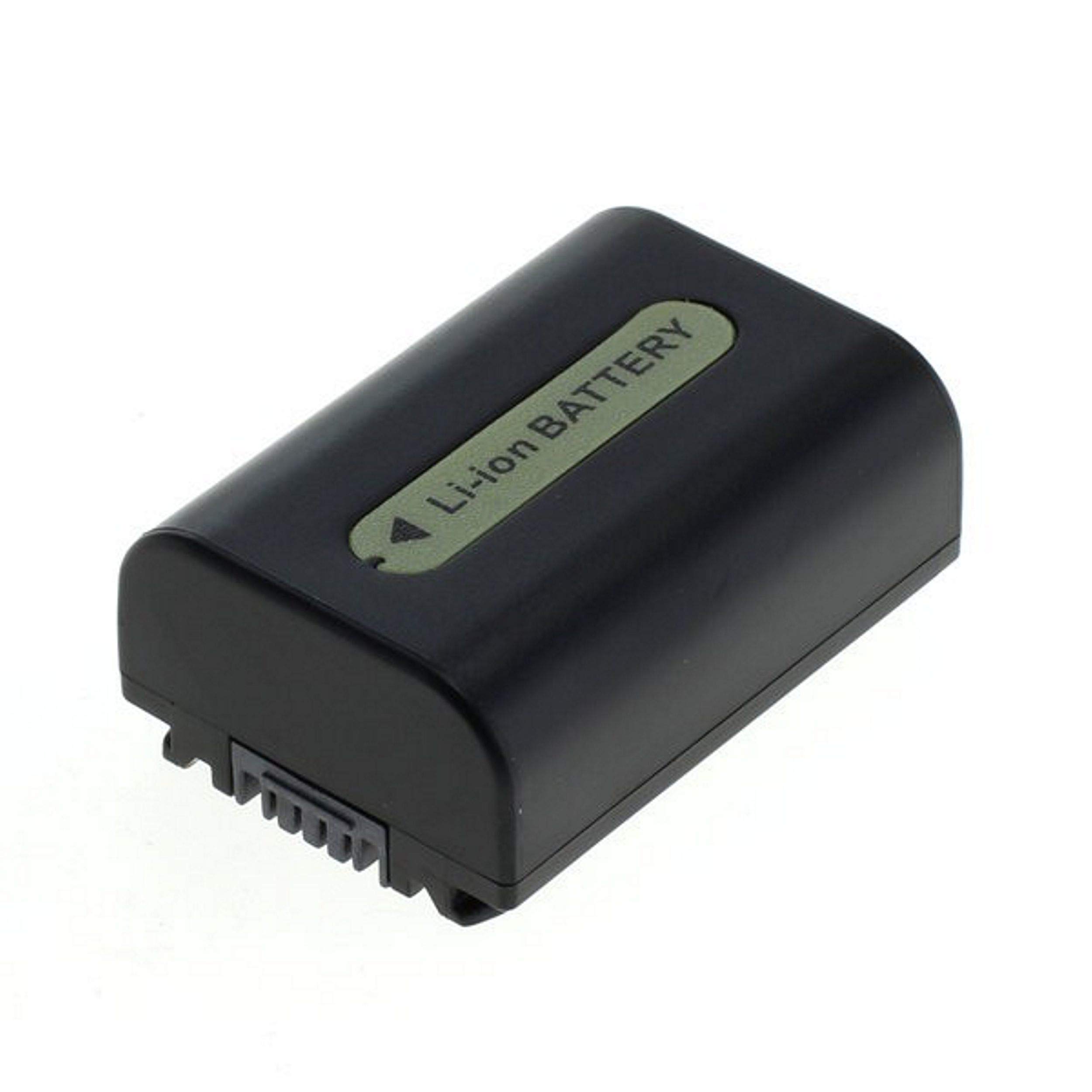 MobiloTec Akku kompatibel mit Sony DCR-HC51E, Li-Ion 650 mAh, Batterie