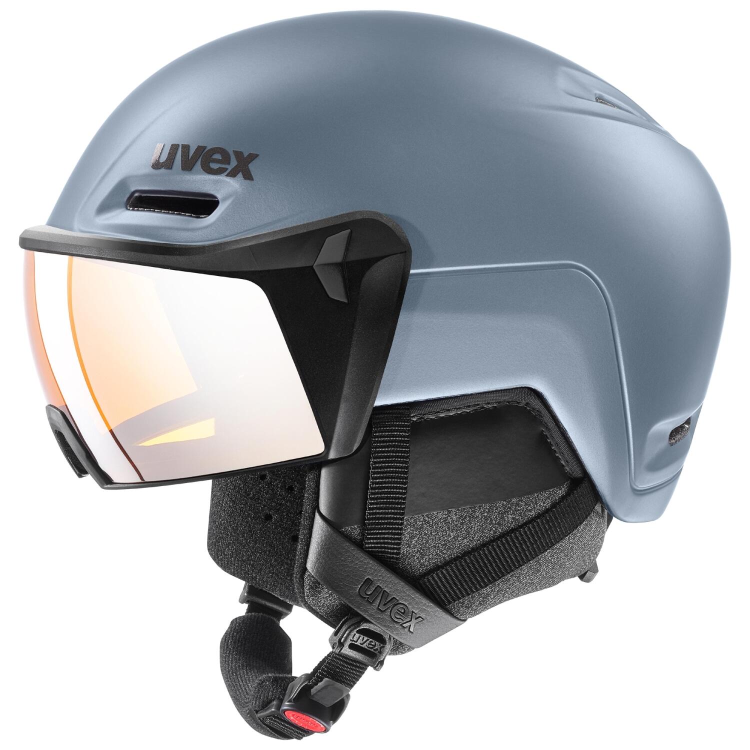 uvex Unisex - Erwachsene, hlmt 700 visor Skihelm, strato mat, 59-61 cm