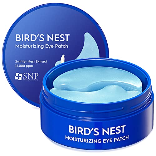 SNP Shining Nature Purity Schwarze Perle Augenklappe zum Erneuern, Vitalisieren und Aufhellen der Haut 60 Patches Vogelnest aqua Vogelnest aqua frisch