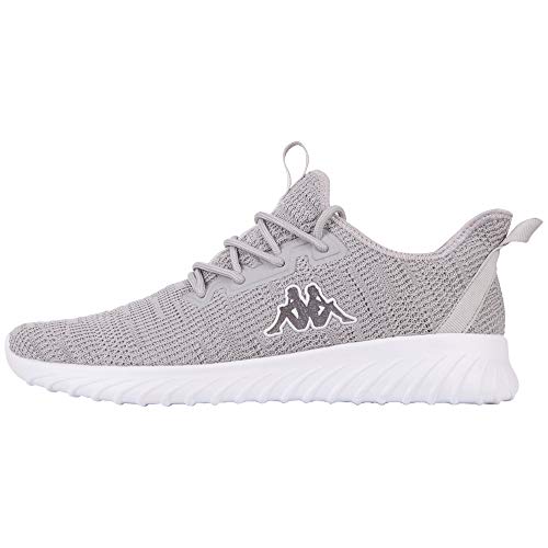 Kappa Unisex Capilot Sneaker, Grey/White