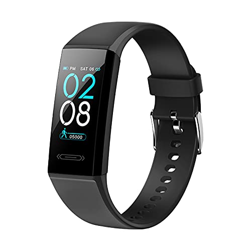 SUPBRO Fitness Tracker Schrittzähler Uhr IP68 Wasserdicht Smartwatch mit Pulsmesser Smart Watch für Damen Herren Kinder iOS Android Kompatibel