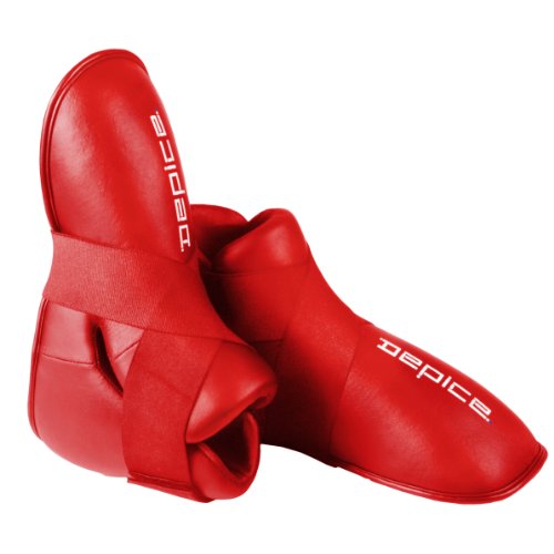 DEPICE Schutzausrüstung Kickbox-Fußschutz Topline, Rot, XL, sa-ftsr