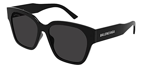 Balenciaga Sonnenbrille BB0215SA 001 Unisex-Sonnenbrille Farbe Schwarz Grau Glasgröße 56 mm