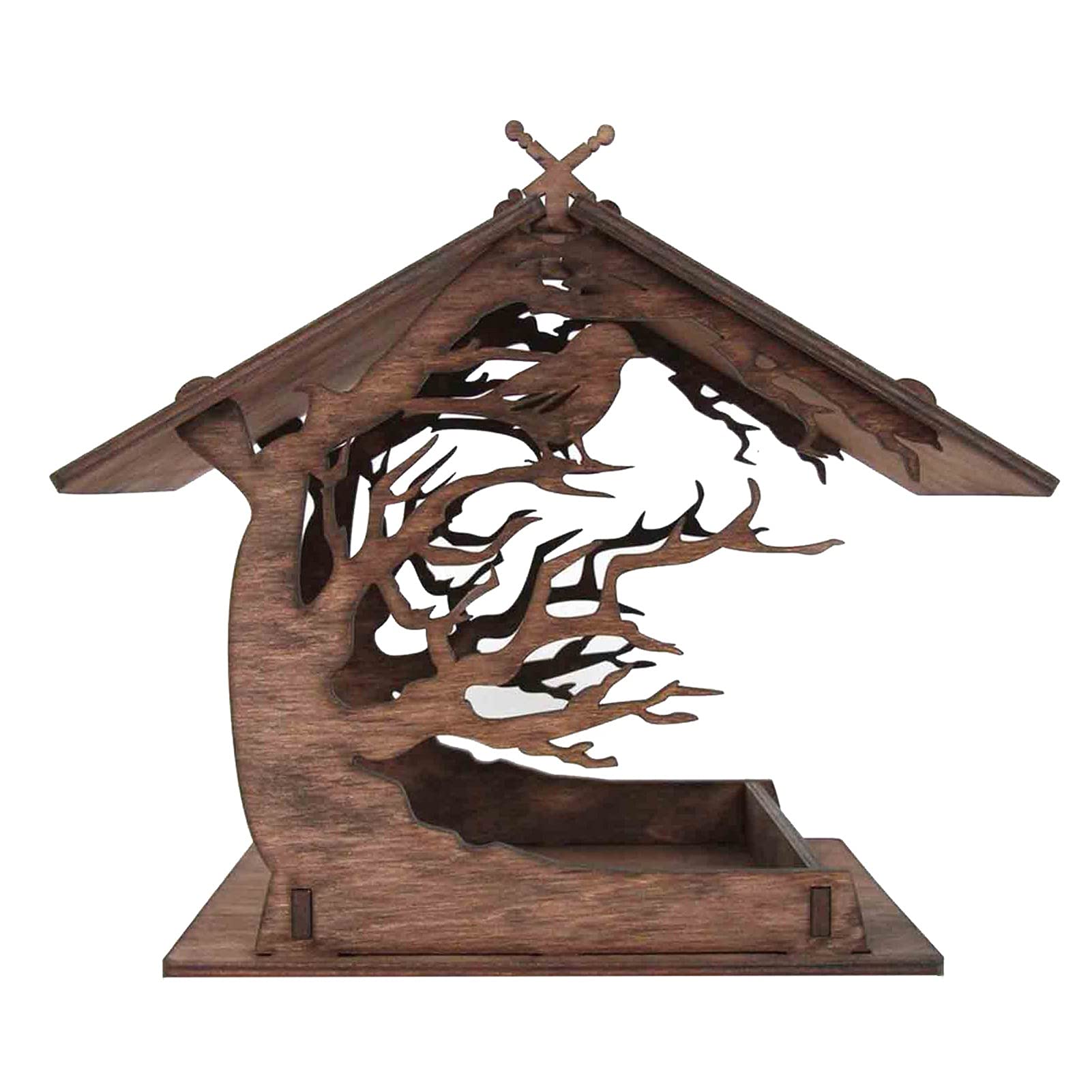 Goick DIY Holzgarten Vogelhäuschen, umweltfreundliche Holzplatte für im Freien hängen, Vogelhaus, Home Yard Dekoration