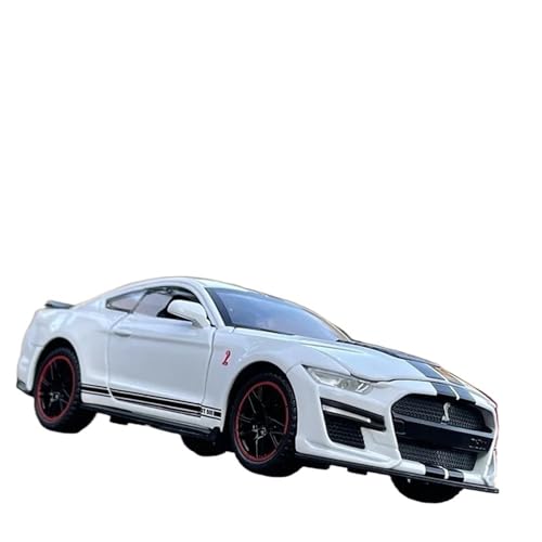 maßstabsgetreues Auto 1:32 für Ford Mustang Shelby GT500 Supercar Hohe Simulation Legierung Auto Modell Zurückziehen Auto Modell Modellfahrzeug zum Sammeln (Color : J)