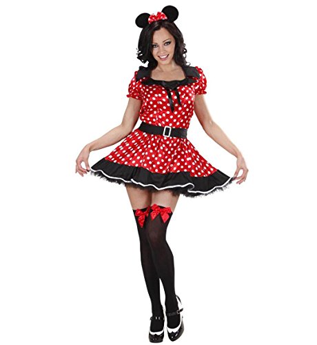 WIDMANN 77442 - Damen Kostüm Mouse Girl, Kleid und Ohren, Größe M