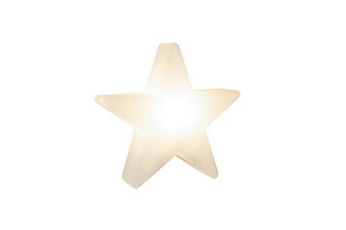 8 seasons design| warmweiße LED Beleuchtung | Stern Shining Star (Ø 40 cm, UV-beständig, Weihnachtsstern Indoor & Outdoor) |weiß