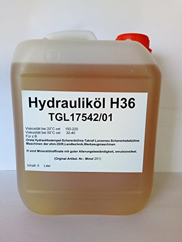 East Germany OIL Hydrauliköl H36