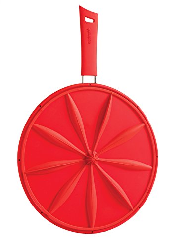 mastrad Spritzschutz, Silikon, rot, 1.5 x 43.5 x 28.5 cm