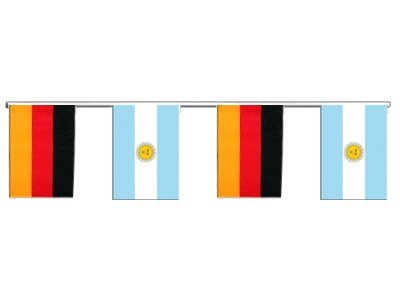 Flaggenfritze® Freundschaftskette Deutschland - Argentinien