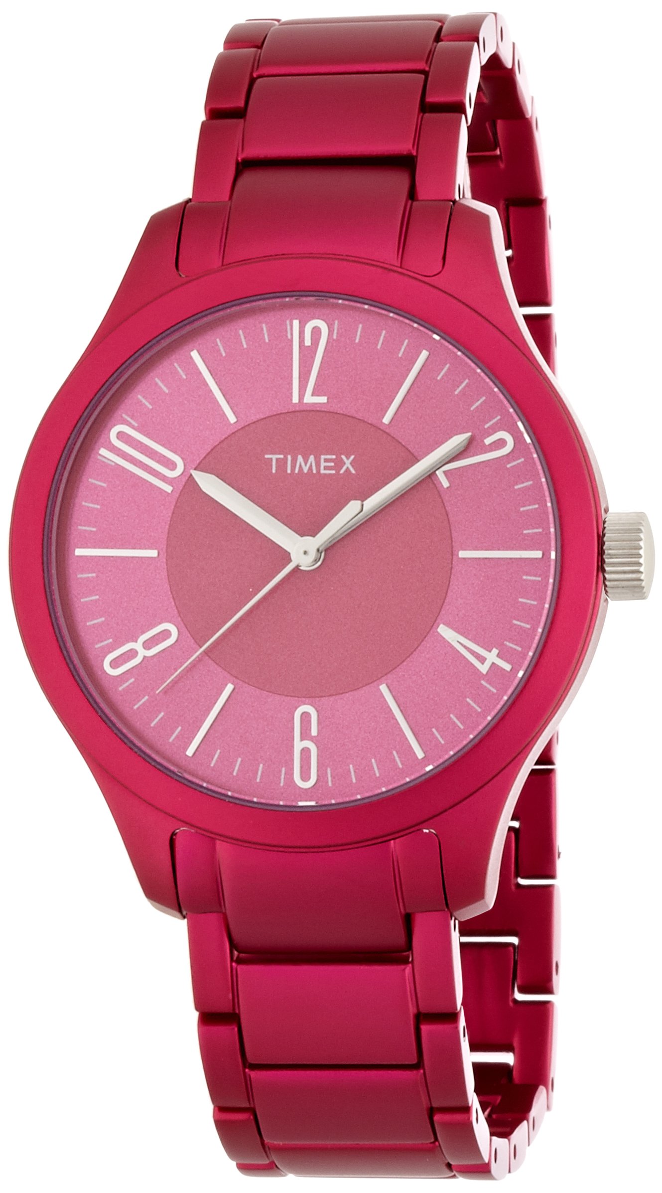 Timex Damen-Armbanduhr Style Analog Quarz Aluminium T2P110
