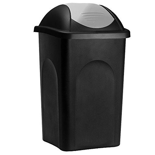 Stefanplast® Mülleimer mit Schwingdeckel, 60 Liter