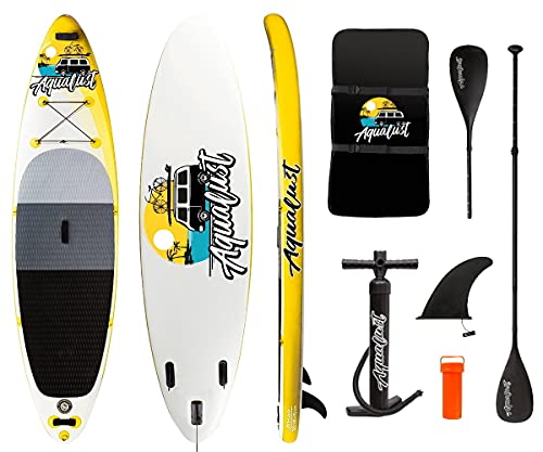 AQUALUST 10'6" SUP Board Stand Up Paddle Surf-Board aufblasbar Paddel ISUP 320x81cm