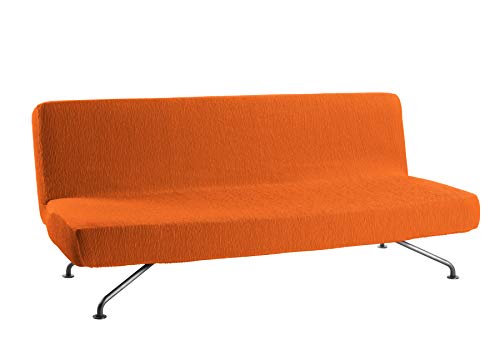 Martina Home Emilia Sofabezug Clic Clac, Stoff, Orange, 180 bis 205 cm