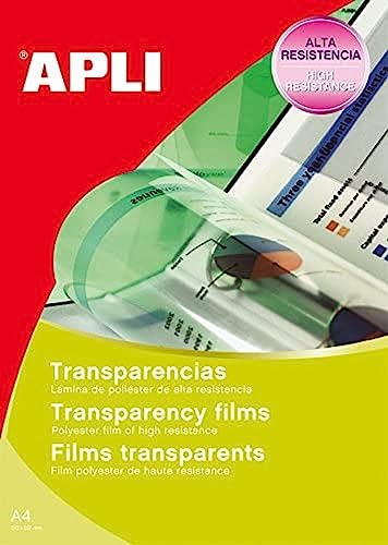APLI 859 Box transparent Filme für Kopierer