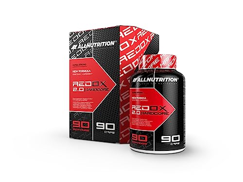 ALLNUTRITION Redox Extreme 2.0 Nahrungsergänzungsmittel Sportler - Fettverbrenner - Erhöht die Trainingsmöglichkeiten - Stimulierung des Stoffwechsels - 90 Kapseln
