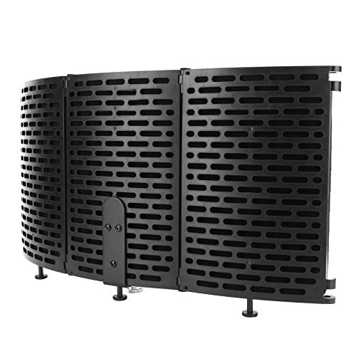 Sound Shield, Vocal Reflection Filter Sound Proof Cover, Mic Isolation Shield für Mikrofon-Live-Streaming