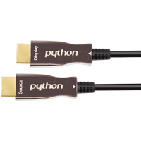 PYTHON Series PREMIUM AOC Hybrid HDMI 2.0 Anschlusskabel, 4K / UHD @60Hz - SCHWARZ - 70 m