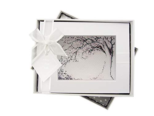 White Cotton Cards TREE1S Fotoalbum, Motiv Baum