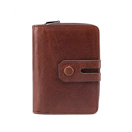 AQQWWER Herren Geldbörse Brieftasche, Männerbrieftasche, Kurze Brieftasche, Multi-Karten-Bit-Brieftasche, einfache, vielseitige Brieftasche