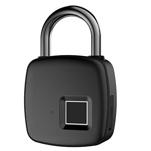 USB-Ladegerät für Smartphones und biologisches Taschenschloss zum schnellen und effizienten Aufladen in einem Büroalarm, schwarz