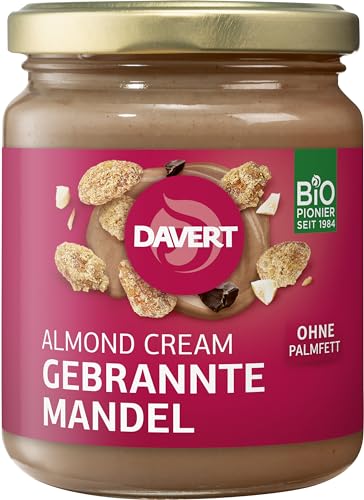 DAVERT Aufstrich, Almond Cream Gebrannte Mandel, 250g (3er Pack)