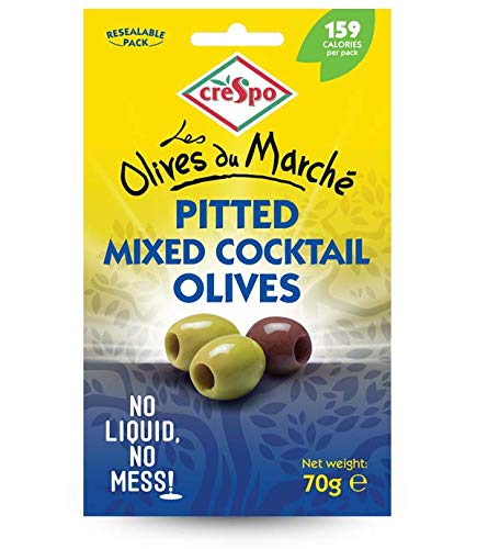 Crespo | Pitted Mixed Cocktail Olives | 6 X 70G