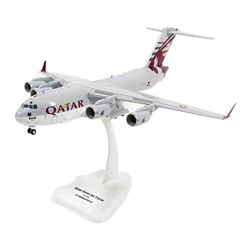ZYAURA C-17 Qatar C17 HG7075 Im Maßstab 1: 200 Aus Kunststoff, Nachbau, Simulation, Transportflugzeug, Legierungsmodell