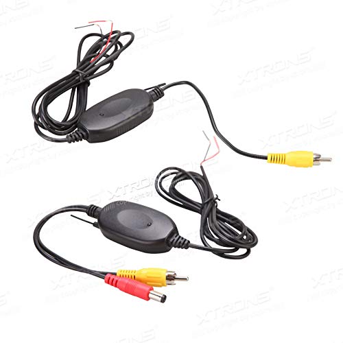 XTRONS 2.4G Wireless RCA Video Transmitter & Receiver für Auto-Rückfahrkameras(Kamera Nicht enthalten)