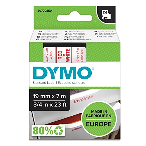 DYMO D1 Schriftbandkassette blau/weiß, 19 mm x 7 m