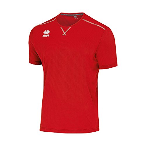 Errea Herren Everton Mc Sportliches T-Shirt, rot, M
