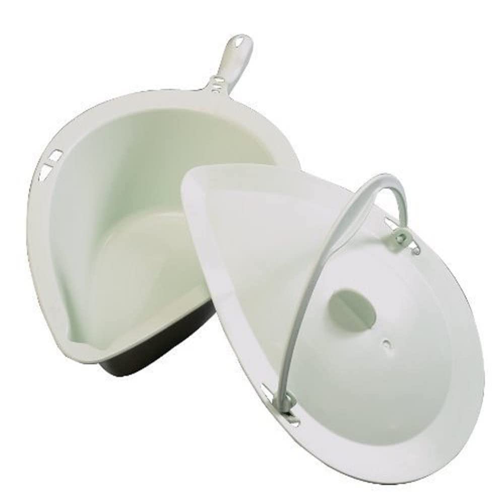 Patterson Medical Clean Dusche Kommode Stuhl Pfanne und Deckel – grün