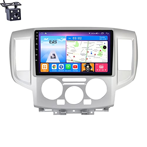 VOLEMI Android 12 Autoradio Double Din für Nissan NV200 2011-2018 9/9.5-Zoll Touchscreen unterstützt GPS Navigation FM RDS Radio Carplay Android Auto BT 5.1 Lenkradsteuerung (Size : M400S)