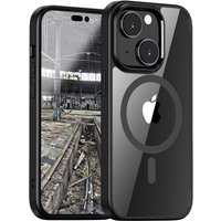 JT Berlin BackCase Pankow Hybrid MagSafe - Apple iPhone 15 Plus - schwarz/transparent - 11041 (11041)