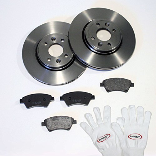 Autoparts-Online Set 60014710 Bremsscheiben 258 mm Bremsen Bremsbeläge für vorne die Vorderachse