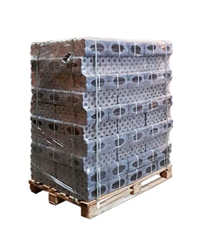 JSM-Brennholz Eichenholzbriketts Pini&Kay - 1 Palette 960 kg (10kg x 96 Pakete) - für Kamin, Ofen, Grill, Smoker
