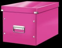 LEITZ Aufbewahrungsboxen Click&Store Cube groß pink 30,0 l - 32,0 x 36,0 x 31...