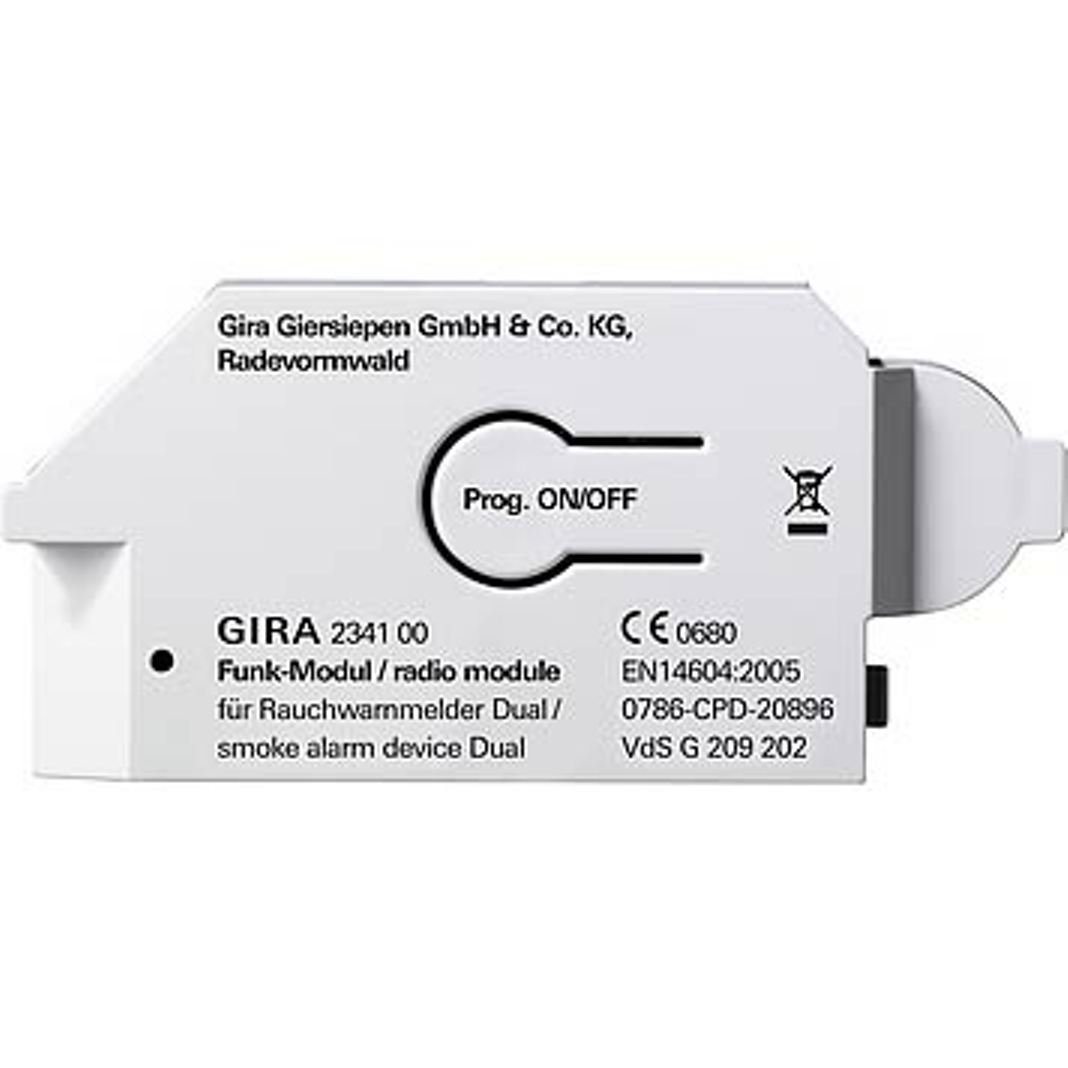 Gira 234100/234700 Funk-Modul für Rauchmelder Dual/VdS