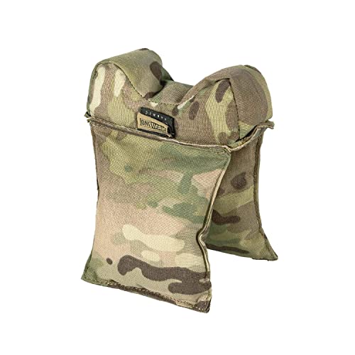 OneTigris Befüllte Schiessauflage Waffenauflage für Jagd Schiessstand (Camo) |MEHRWEG Verpackung