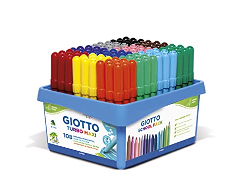 Giotto 5240 00 Fasermaler, Filzstifte, farbig Sortiert